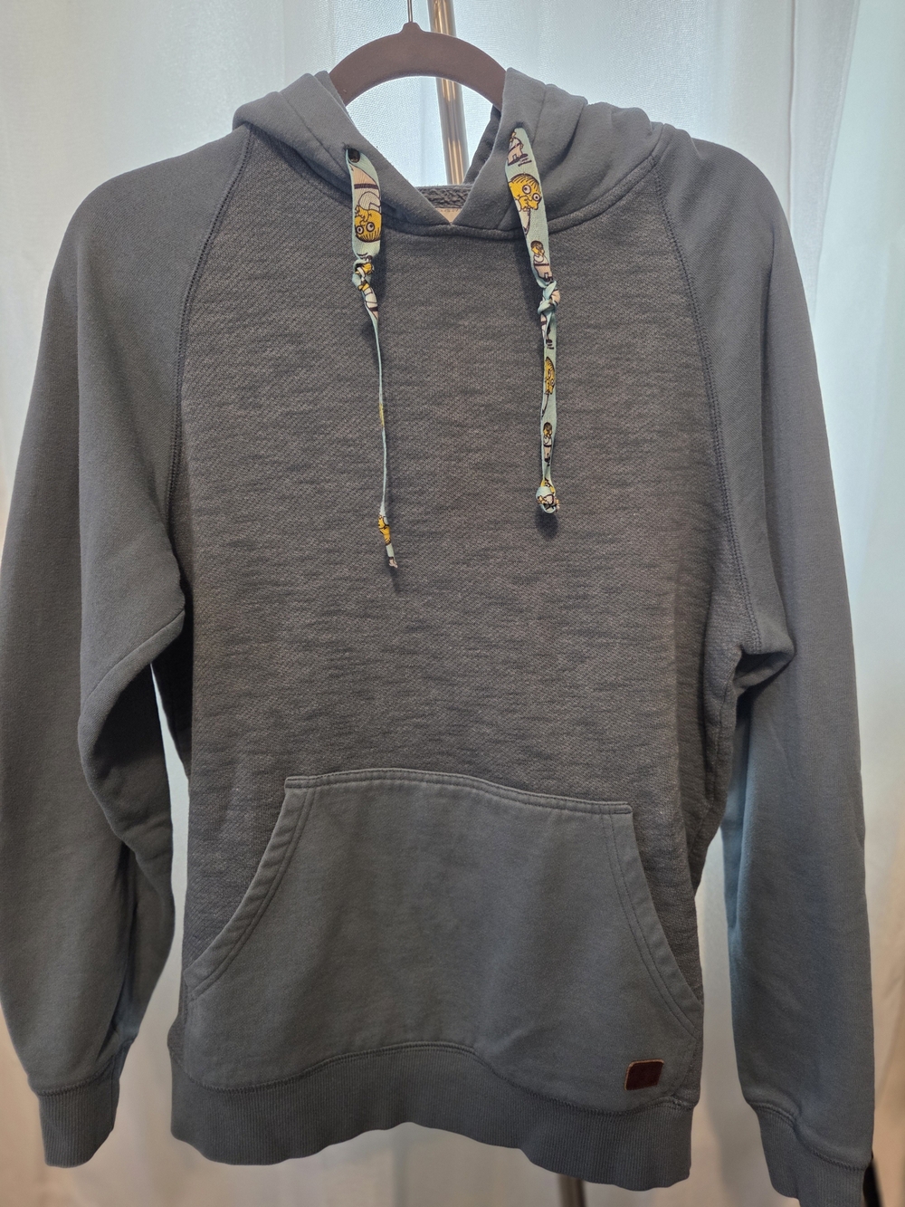 Billabong W/ The Simpsons Men’s Gray Milhouse On Strings Hoodie Pullover Size M